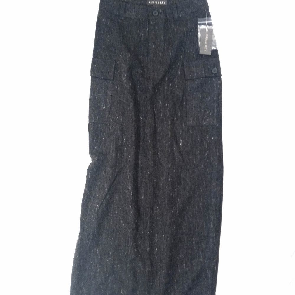 Copper Key Wool Maxi Skirt NWT